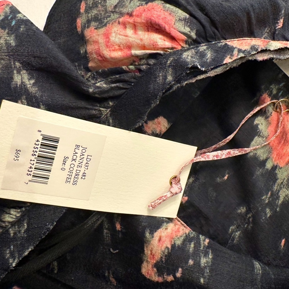 Loveshackfancy Jonell dress in black coffee - Picture 4 of 7